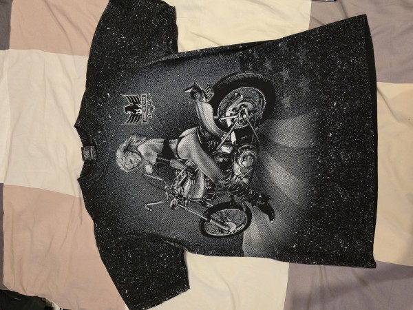 3D Emblem AOP Biker Babe