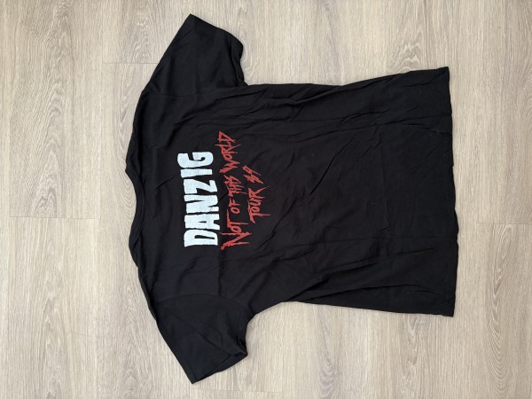 Vintage DANZIG Not Of This World Tour 89 T Shirt