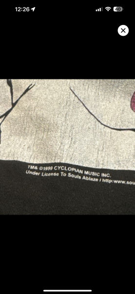 Legit check misfits 1999 shirt