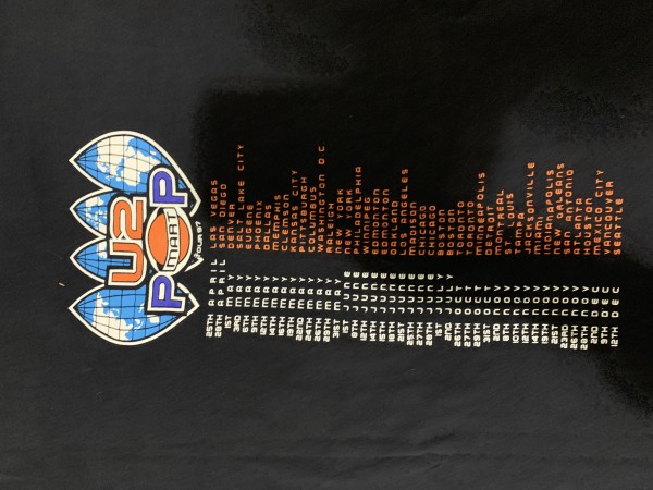 U2 Popmart Tour Shirt