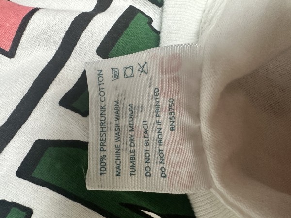 Nirvana In Utero World Tour 93-94 – Sof Tee Jays tag