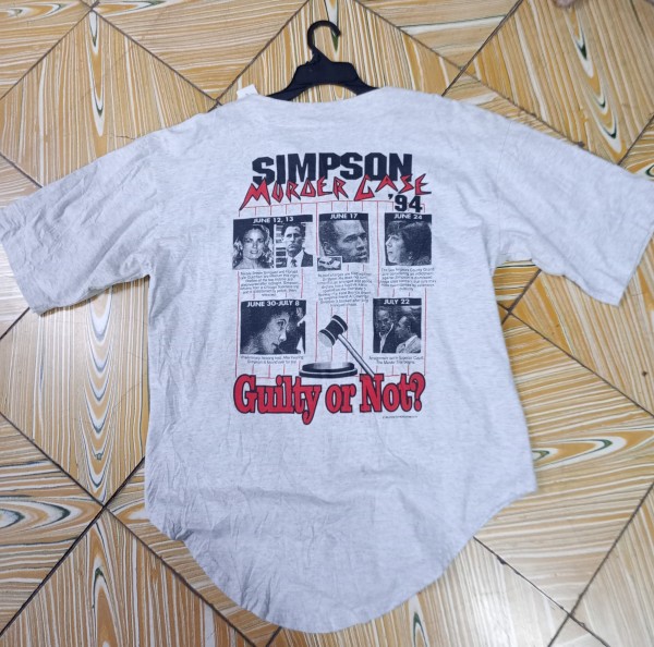 O.J. Simpson Murder Case '94 baseball shirt Disaster Wear