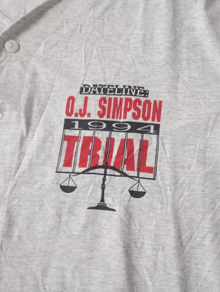 O.J. Simpson Murder Case '94 baseball shirt Disaster Wear