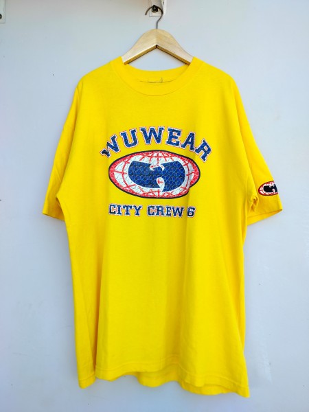 🚨 AUCTION ALERT! Two Pcs Vintage Rap Tees 90's Wu-Tang Clan/ Wu-WearT-shirts