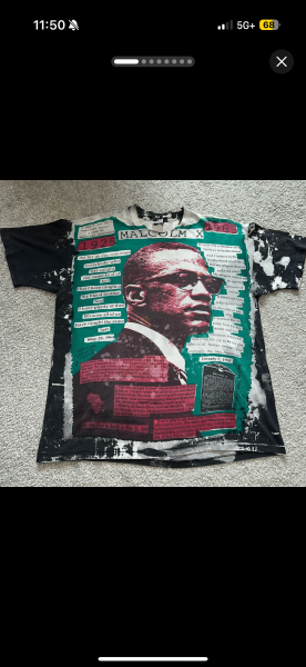 Mosquitohead Malcolm X tee, size XL