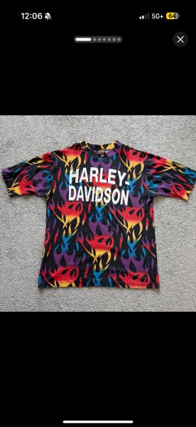 Harley Rainbow Flames AOP