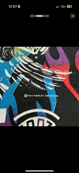 Harley Rainbow Flames AOP