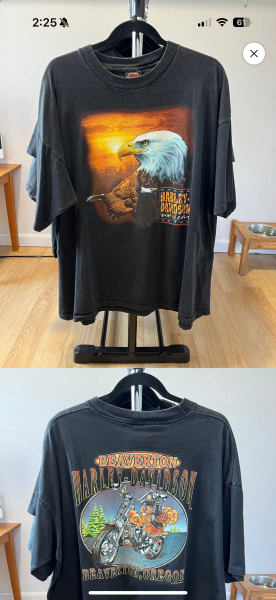 93 Harley Eagle No Fear Tee 2X