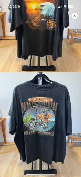 93 Harley Eagle No Fear Tee 2X