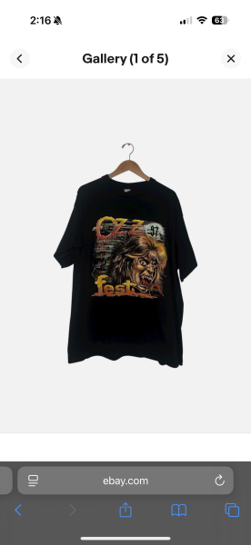 97 Ozzfest Tee XL
