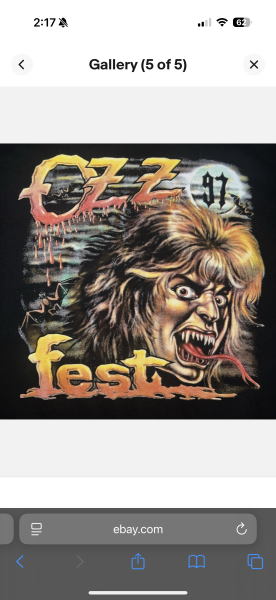 97 Ozzfest Tee XL