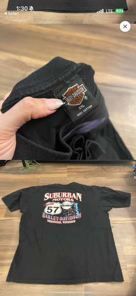 90s Harley Eagle Tee XXL