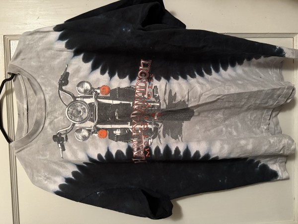Y2K Harley Motorcycle Tie Dye