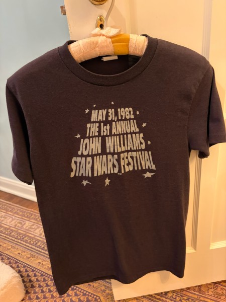 1982 - The First Annual John Williams Star Wars Festival T-Shirt