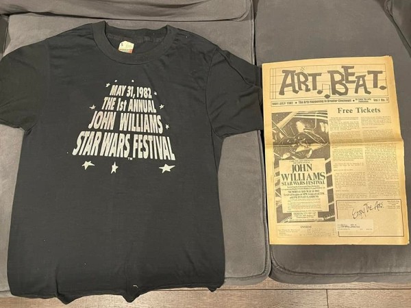 1982 - The First Annual John Williams Star Wars Festival T-Shirt