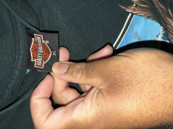 90s 3D Emblem Eagle Harley shirt