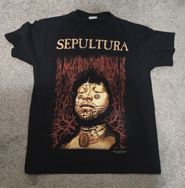 Sepultura Roots on Hanes Tag