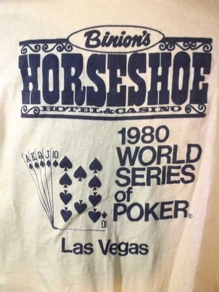 1980 WSOP T-shirt