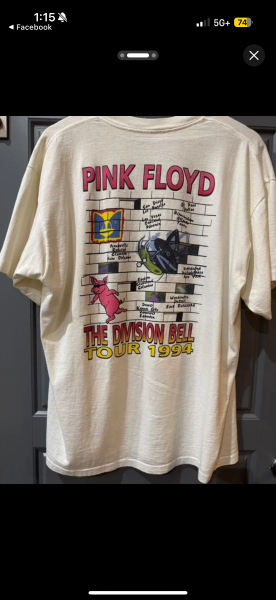 ‘94 Pink Floyd division bell tee