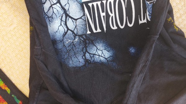 Cobain Nirvana Nevermind LS L Genuine Vintage 90s