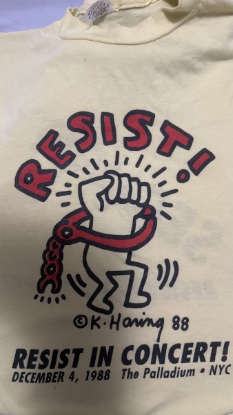 Keith Haring vintage resist security t-shirt