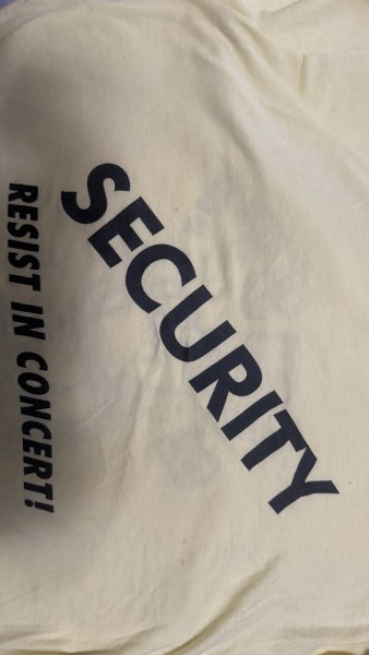 Keith Haring vintage resist security t-shirt
