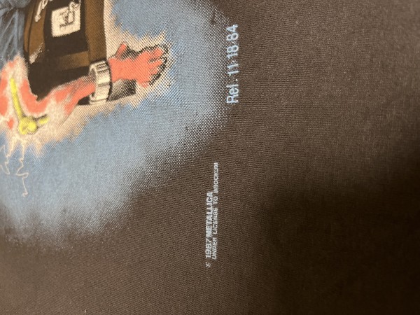 Dead stock Metallica Kill ’em all Liget Check