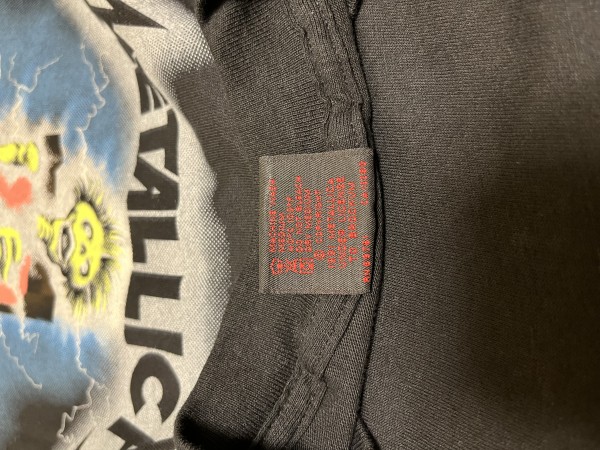 Dead stock Metallica Kill ’em all Liget Check