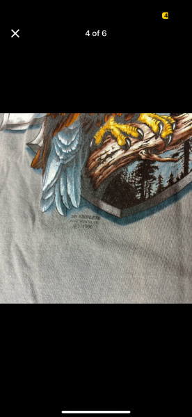90s Harley long sleeve 3D emblem