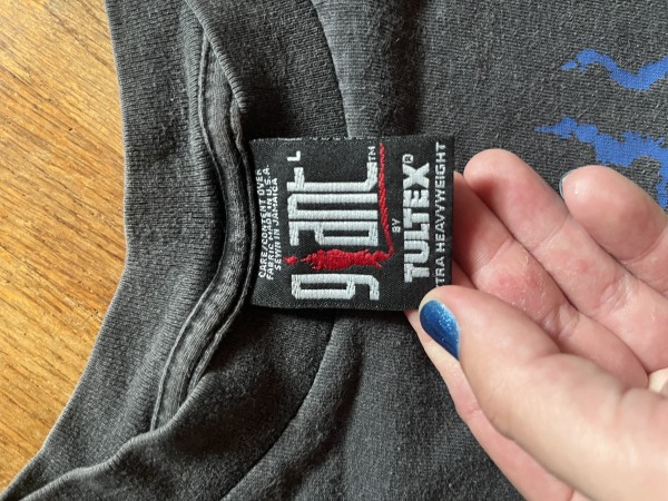 vintage HOLE tee - Use once and destroy