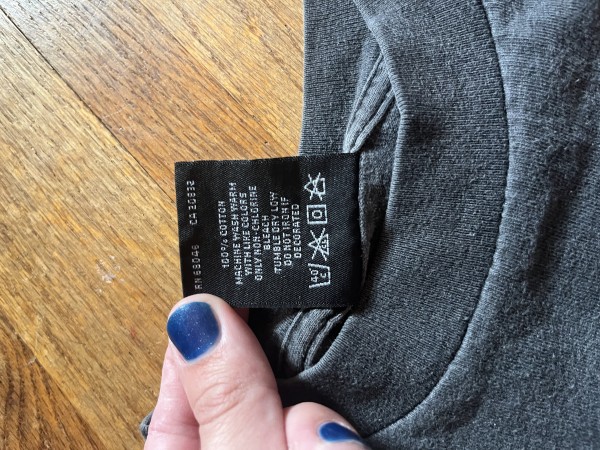 vintage HOLE tee - Use once and destroy