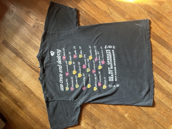 vintage HOLE tee - Use once and destroy
