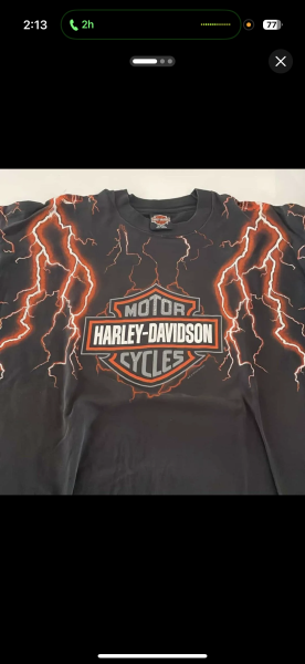 90s Harley Lightning Tee 3xl