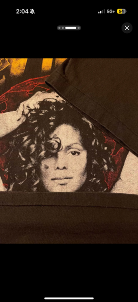 ‘94 Janet Jackson tour tee