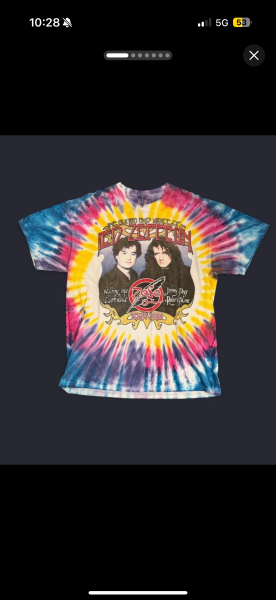 1998 Led Zeppelin Tie Dye Band Tee