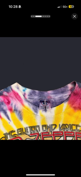 1998 Led Zeppelin Tie Dye Band Tee