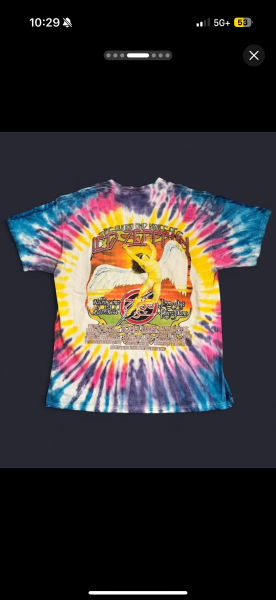 1998 Led Zeppelin Tie Dye Band Tee