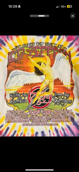 1998 Led Zeppelin Tie Dye Band Tee