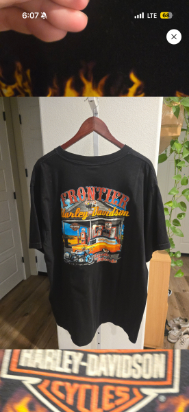 90s Harley Flame tee