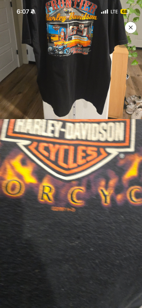 90s Harley Flame tee