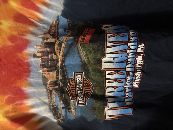 Y2K Tie dye cut tag but fits XL/2XL
