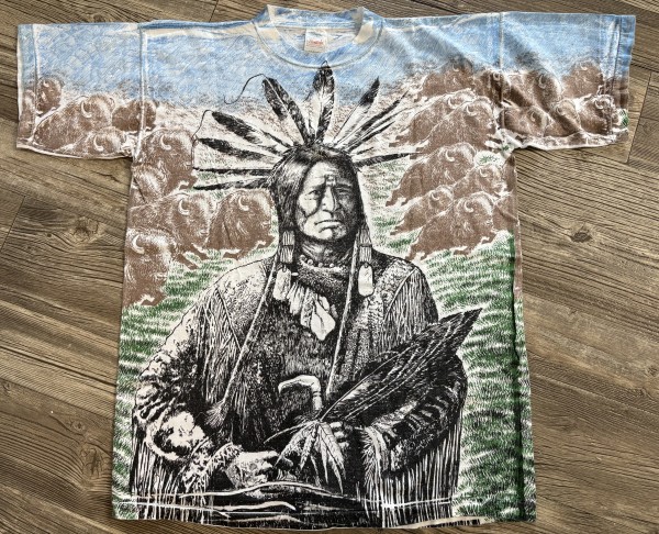 Native American Chief All Over Print Newstar Tag