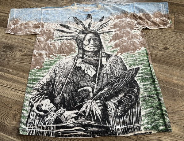 Native American Chief All Over Print Newstar Tag