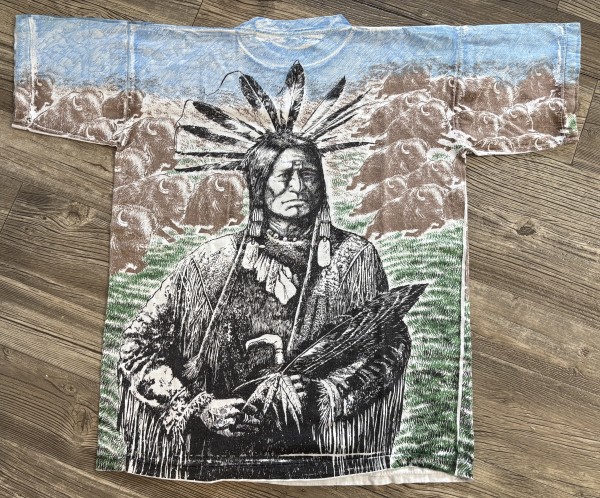 Native American Chief All Over Print Newstar Tag