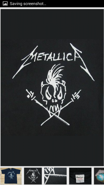 vintage metallica shirt