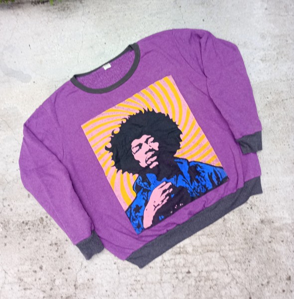 What about this Jimmy Hendrix sweatshirt?