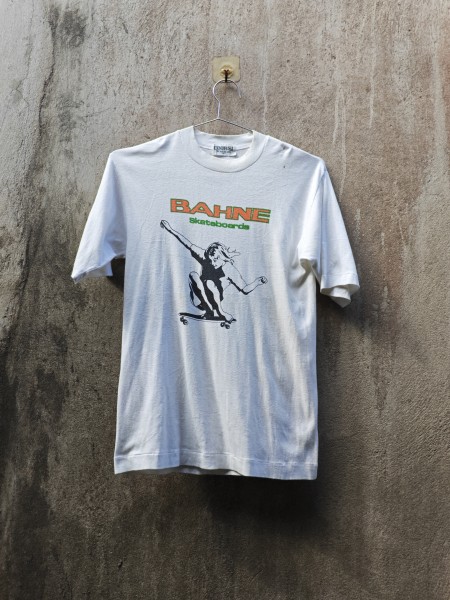 1970s Bahne Skateboards T-Shirt - Possibly designed by Jim Evans (a.k.a. T.A.Z.), linked to Cadillac Wheels era