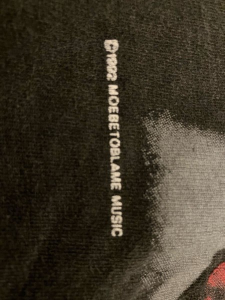 1992 RHCP BSSM Giant Tag Licensed to MoeBeToBlame Music