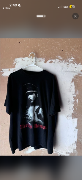 2001 Marilyn Manson Degenerate T-Shirt