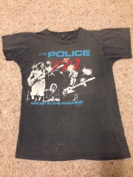 The Police tour tee-worth anything?
